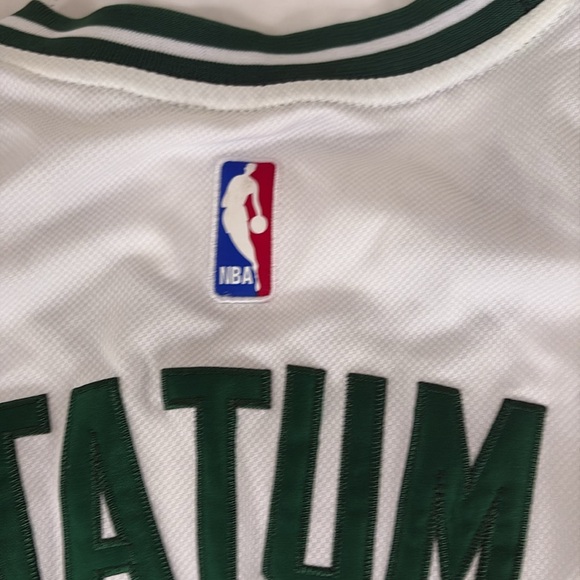 Adidas Celtics White and Green Basketball Jersey - Picture 5 of 6